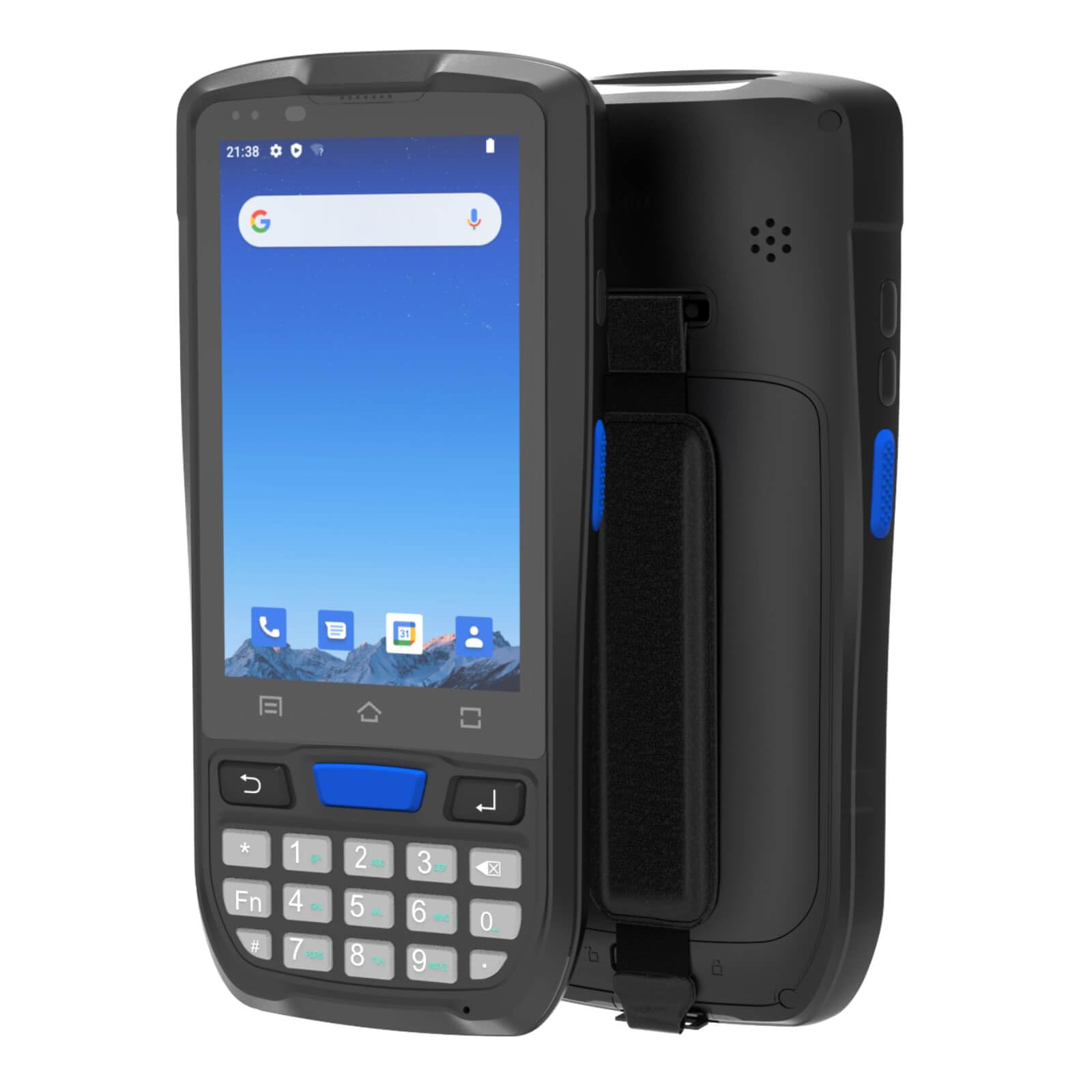 Rayoungtek Mobiler Android 12 Barcode Scanner mit 1D/2D/QR-Engine, NFC, 4G & WLAN | Robustes Datenerfassungsgerät für Lager, Inventur, WMS