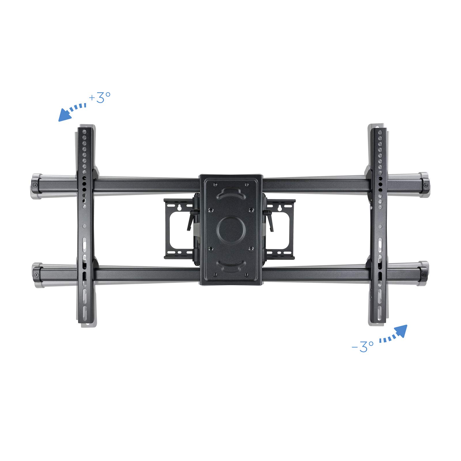 Tooq LP3790TN-B - Soporte de Pared para Pantallas 43" - 90", Máximo 75 kg, Extensible, Inclinable, Color Negro