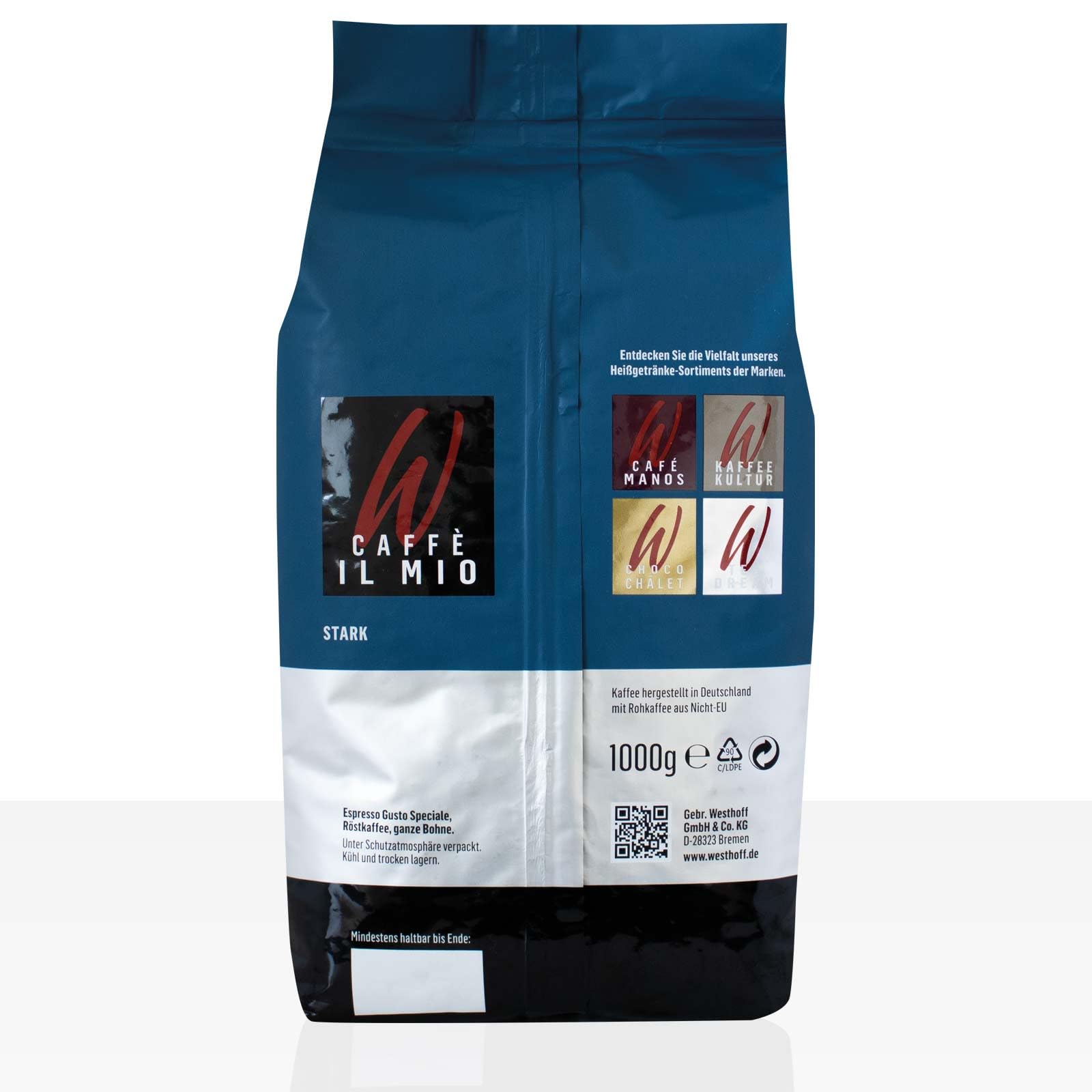 Westhoff Espresso Il MIO Gusto Speciale 8 x 1kg ganze Bohne
