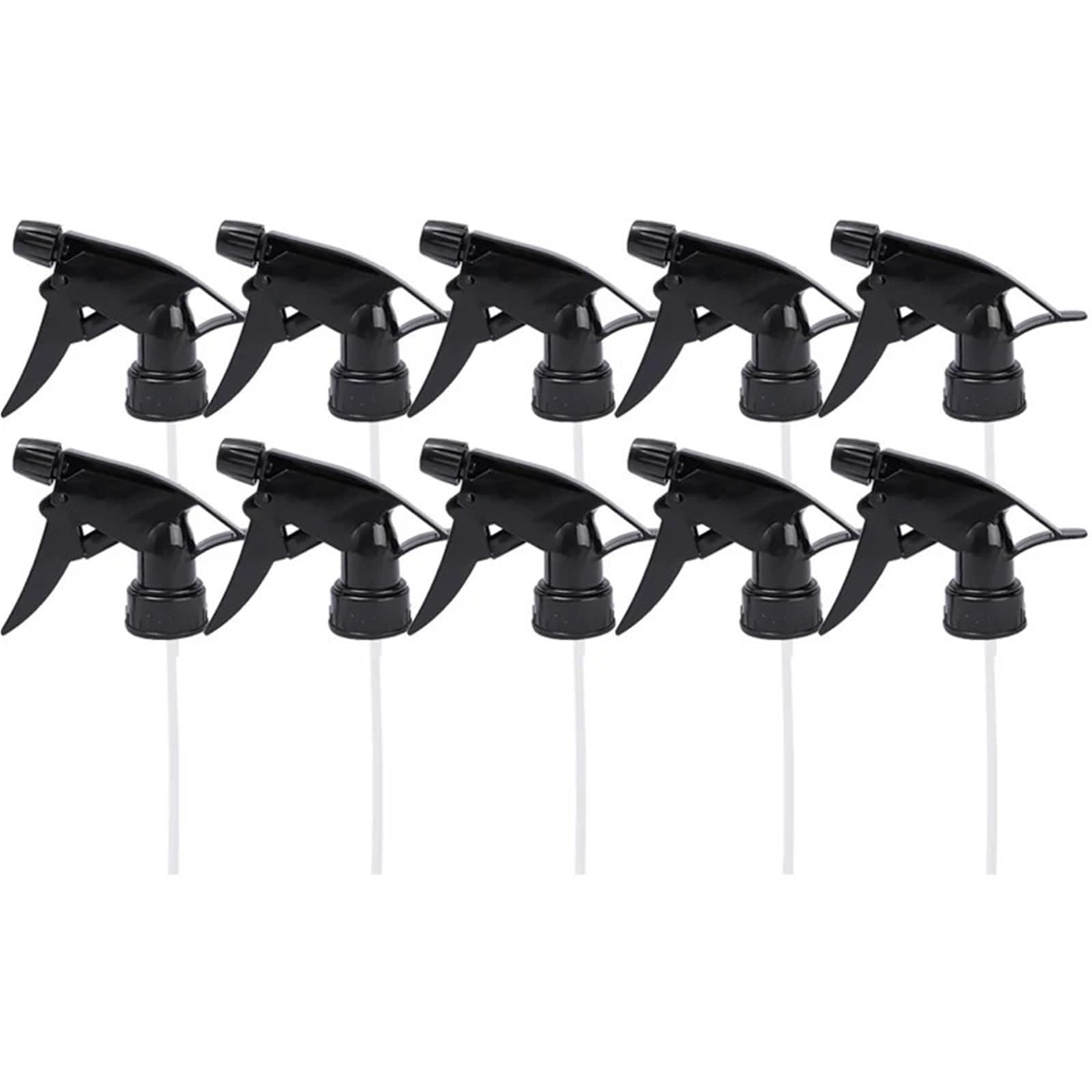 WUPNGS Trigger Sprayer Nozzle 10/20pcs Spray Bottles Heads Manual Cleaning Sprinklers Sprays Home Office Garden Watering Accessories(10pcs)