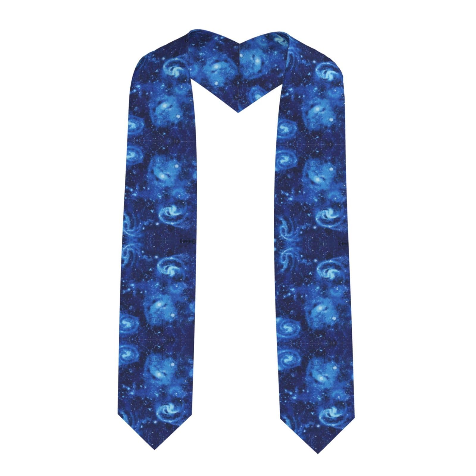 Kfjghhl Blue Universe Space Galaxy Graduation Shawl Stole Flag Stole Unisex Sash Honor Clergy Choral Stoles Academic Classic