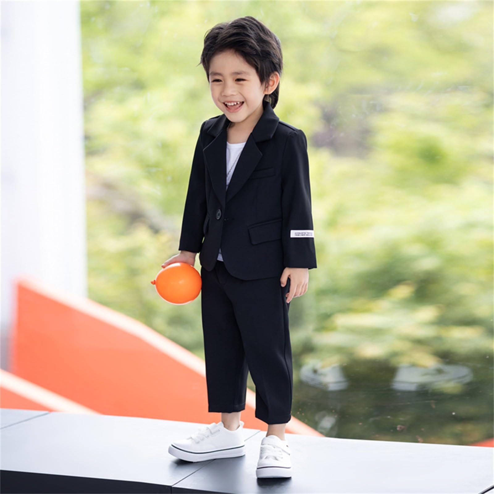 Generisch Bambino 18 Mese Ragazzi Business Abiti Cappotto 3 Pezzi Vestito Smoking Set Per Bambini Vestito Formale Per Ragazzi Con Pantaloni Abbigliamento Bambino 1 Anno Ragazzo