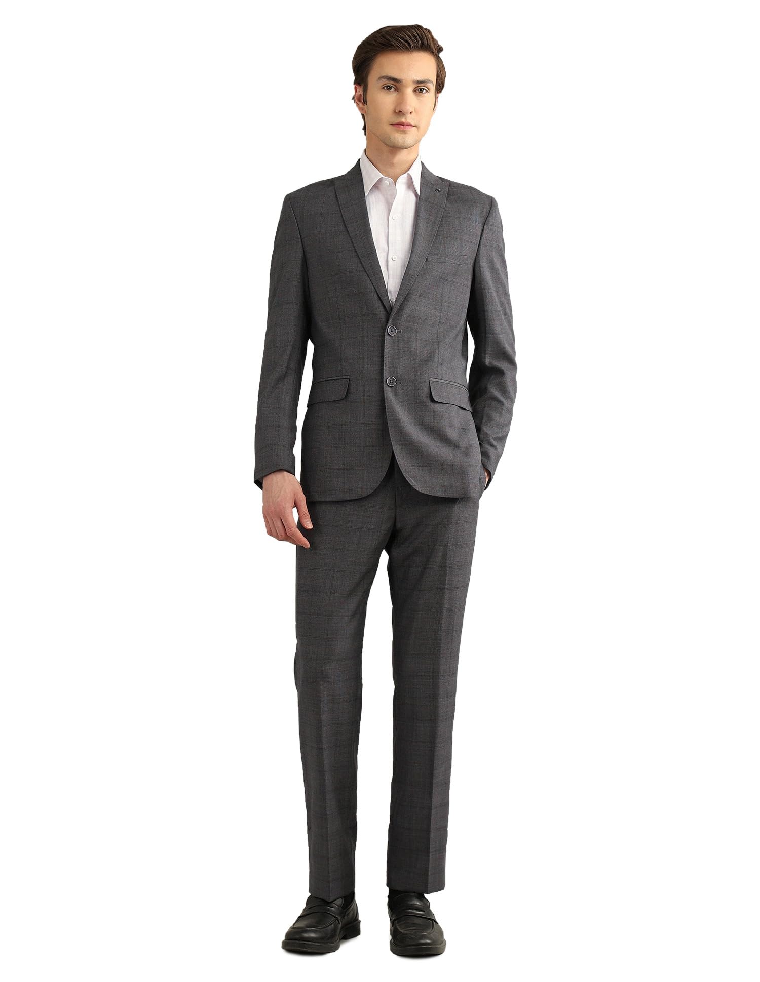 arrow Men's Wool Business Suit Pants Set-picture-35