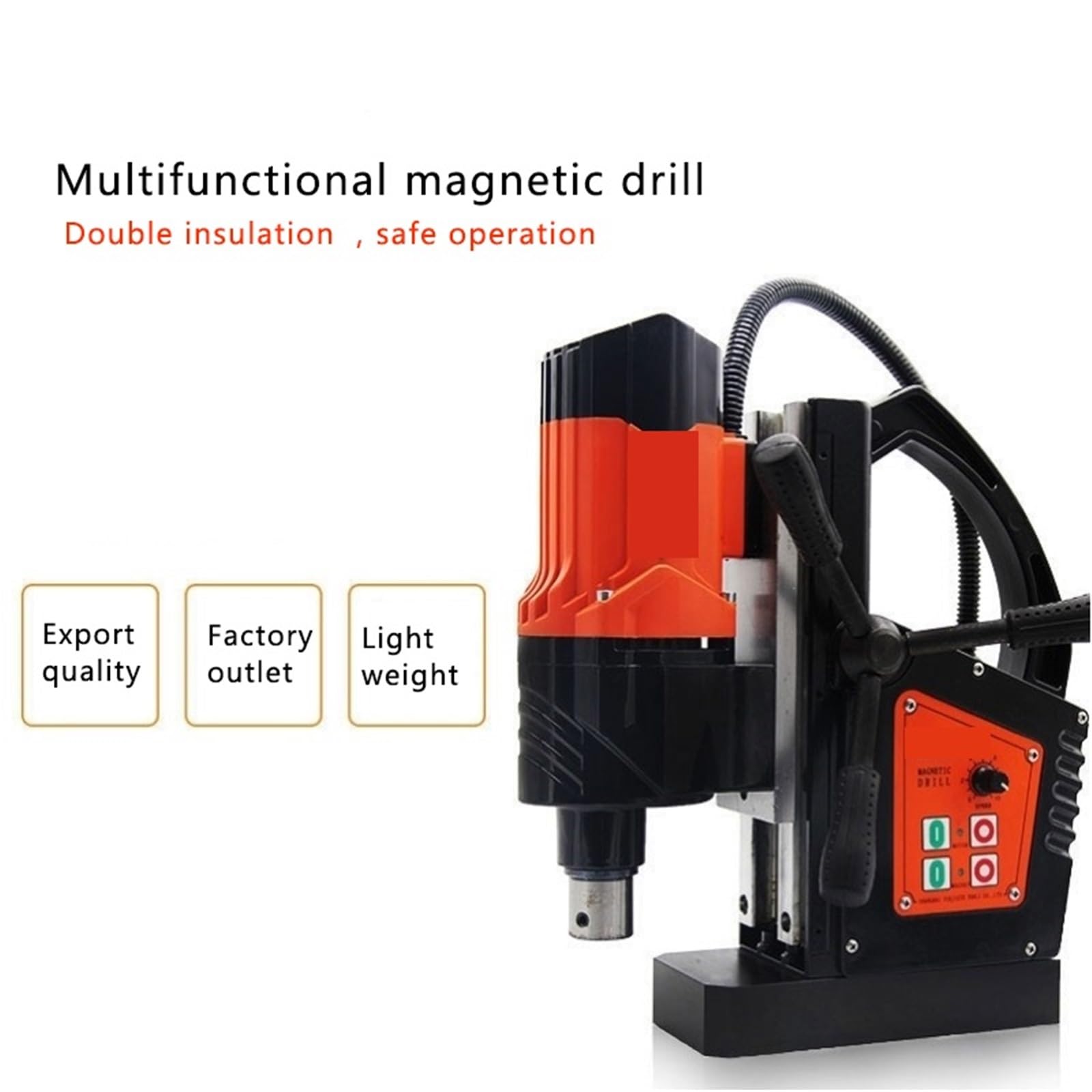 Amazon.co.jp: マグネットドリル 800W 工業用磁気電動回転式磁気ベース