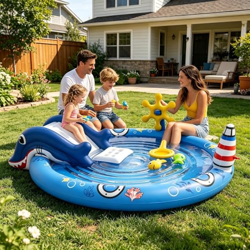 Piscine gonflable enfant pour se rafraîchir sur le balcon et deck - 4