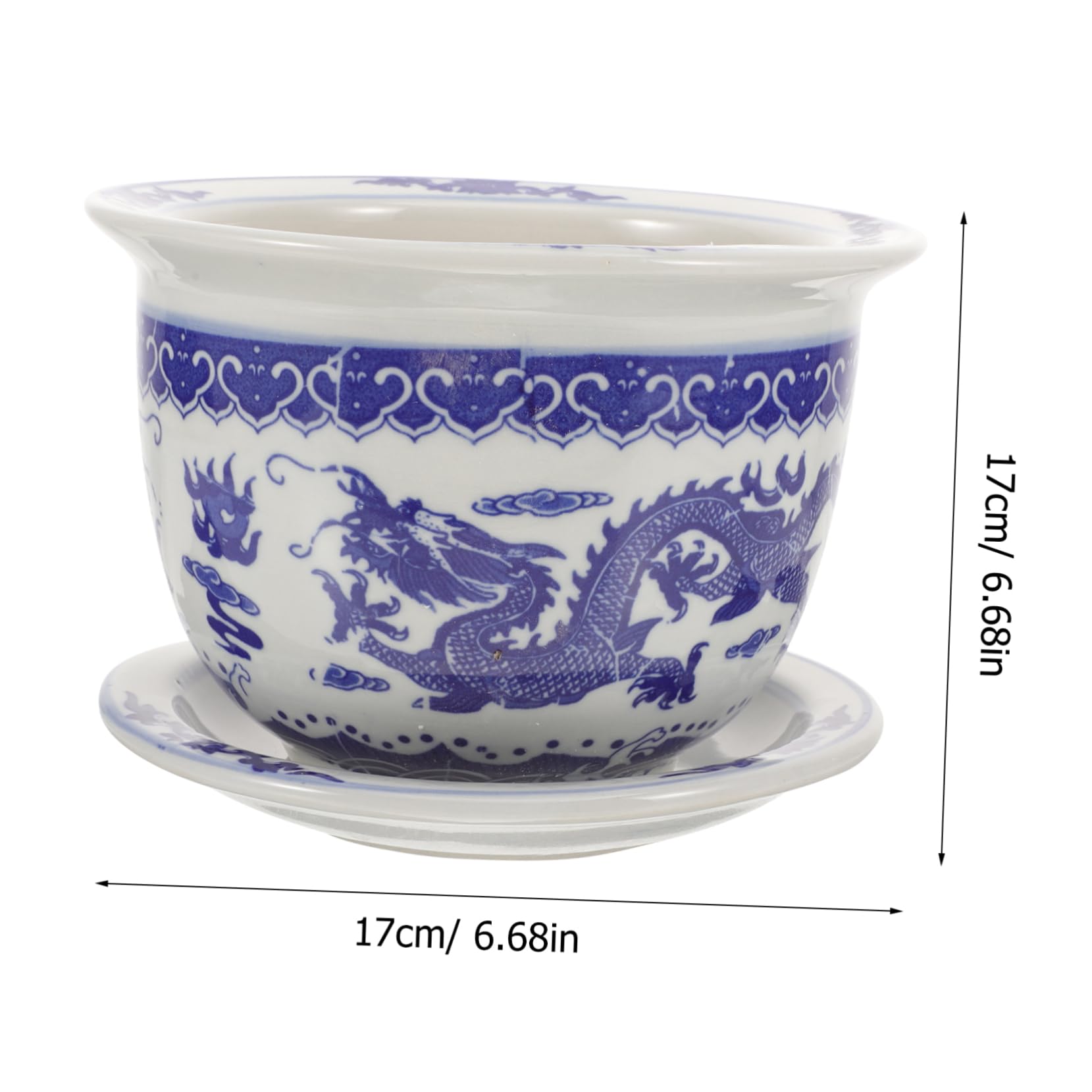 POPETPOP Zestaw Doniczek Ceramicznych W Stylu Vintage Doniczka Z Otworem Drenażowym Do Dekoracji Bonsai I Roślin Doniczkowych