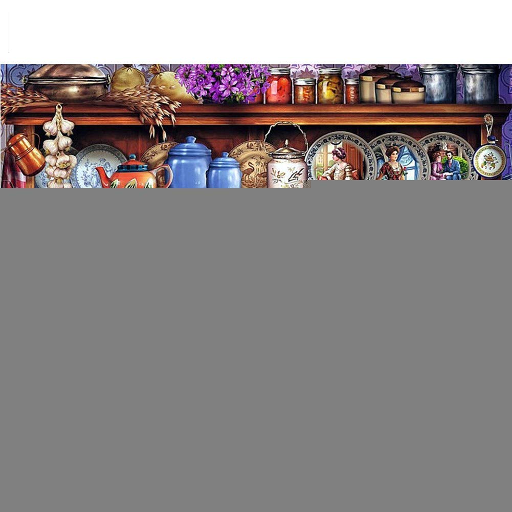 Kit diamant image strass broderie cuisine grand format 60x80cm