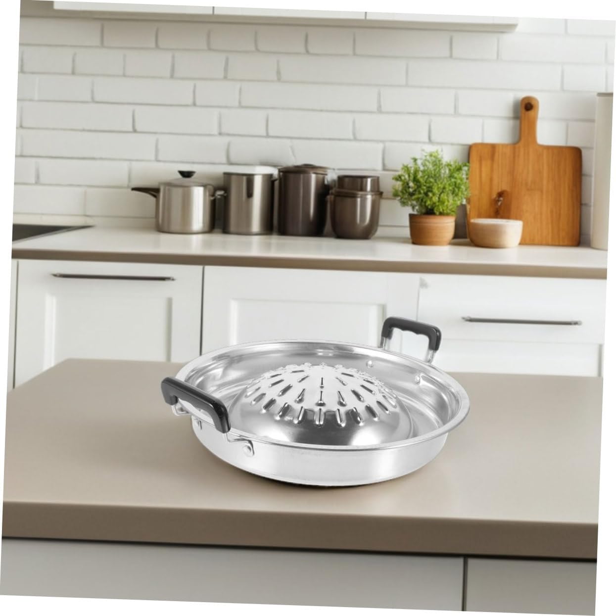 2pcs Korean Bbq Grill Pan Outdoor Barbecue Plate for Grilling Pan Reusable Grill Tray for Indoor Cooking Camping