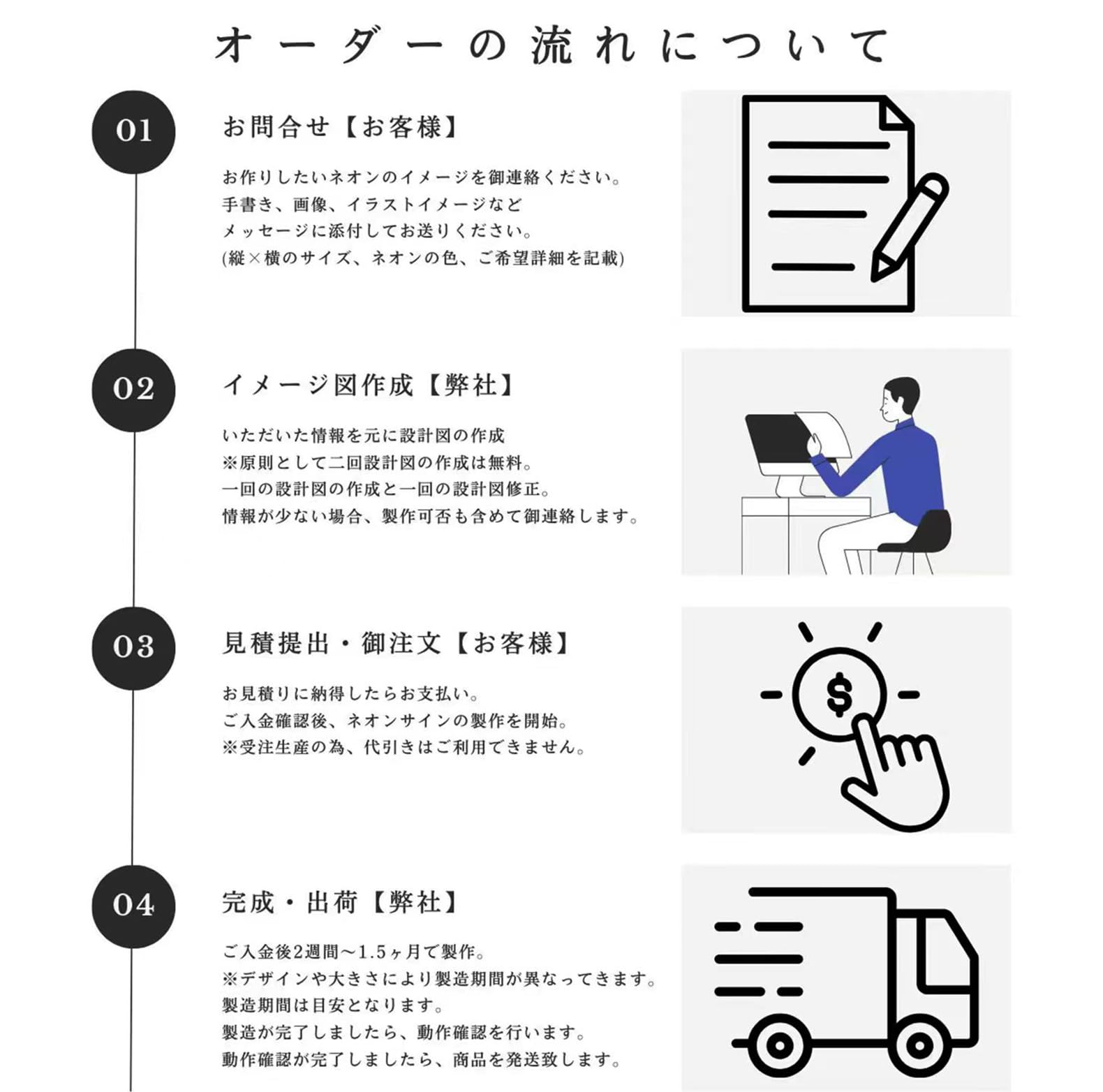 Amazon.co.jp: オリジナルネオン管 ネオンサイン制作のご依頼 お