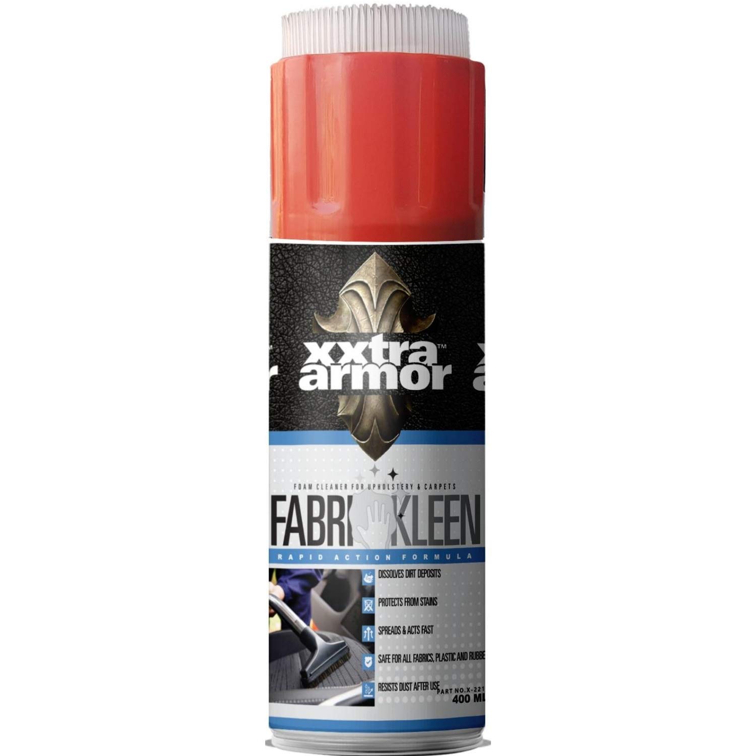 Xxtra Armor Fabri Kleen Foam Based Car Upholstery Cleaner (400 ml)