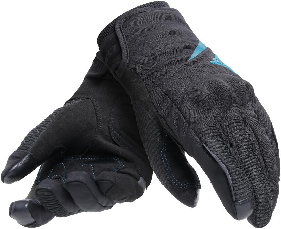 Dainese Trento D-dry® Gloves Wmn Guantes de Invierno para Moto, Impermeables, con Protectores de Nudillos Mujer (Pack de 1)