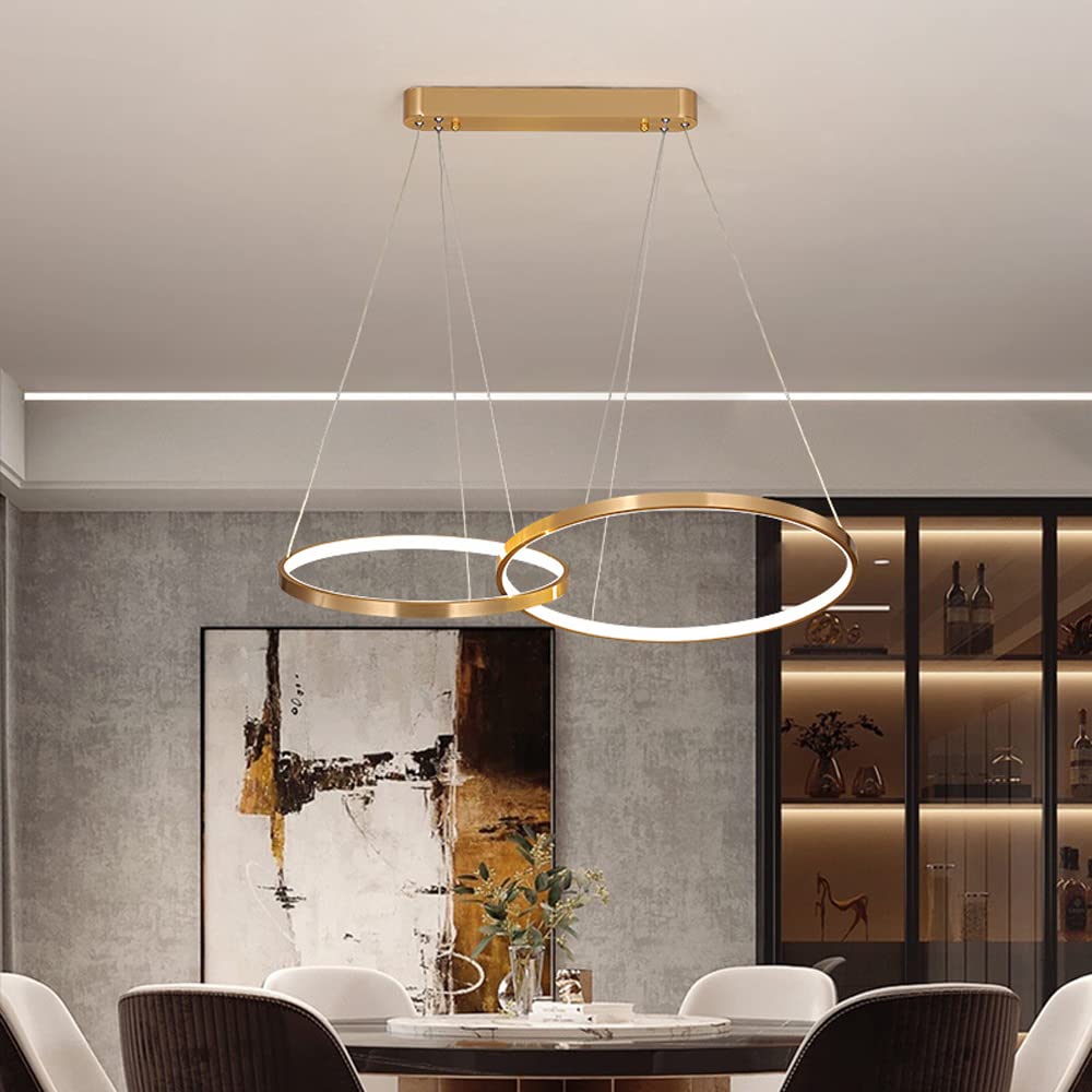 Lustre LED 4000K cuisine luminaire suspendu métal réglable noir