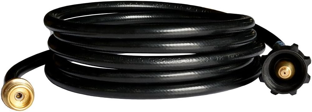 onlyfire 12 FT Propane Tank Convert Adapter Hose Replacement for QCC1 / Type1 LP Gas Tank, 1 lb to 20 lb Converter fit for Weber Q, Blackstone Grill, Buddy Heater, Griddle, Coleman Stove