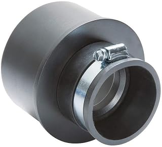 Dust Right 2.5'' Pack of 2 Dust Collection Ports – Port Fits for 2.5” Dust Collection Hose – Plastic Shop Vac Adapter – Rockler Dust Collection Fittings Includes Two Ports & Two Metal Hose Clamps