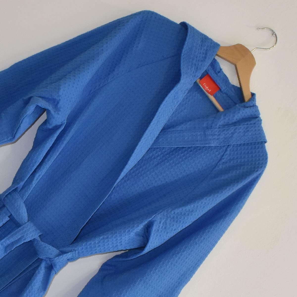 Gabel Golf Accappatoio con Cappuccio, Cotone, Azzurro, XXL