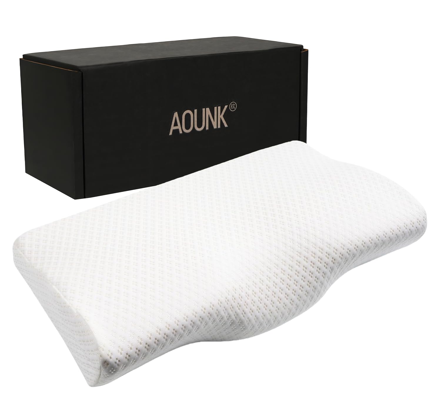 Amazon｜AOUNK 満天星形状メモリーフォーム枕、枕 首が痛くならない