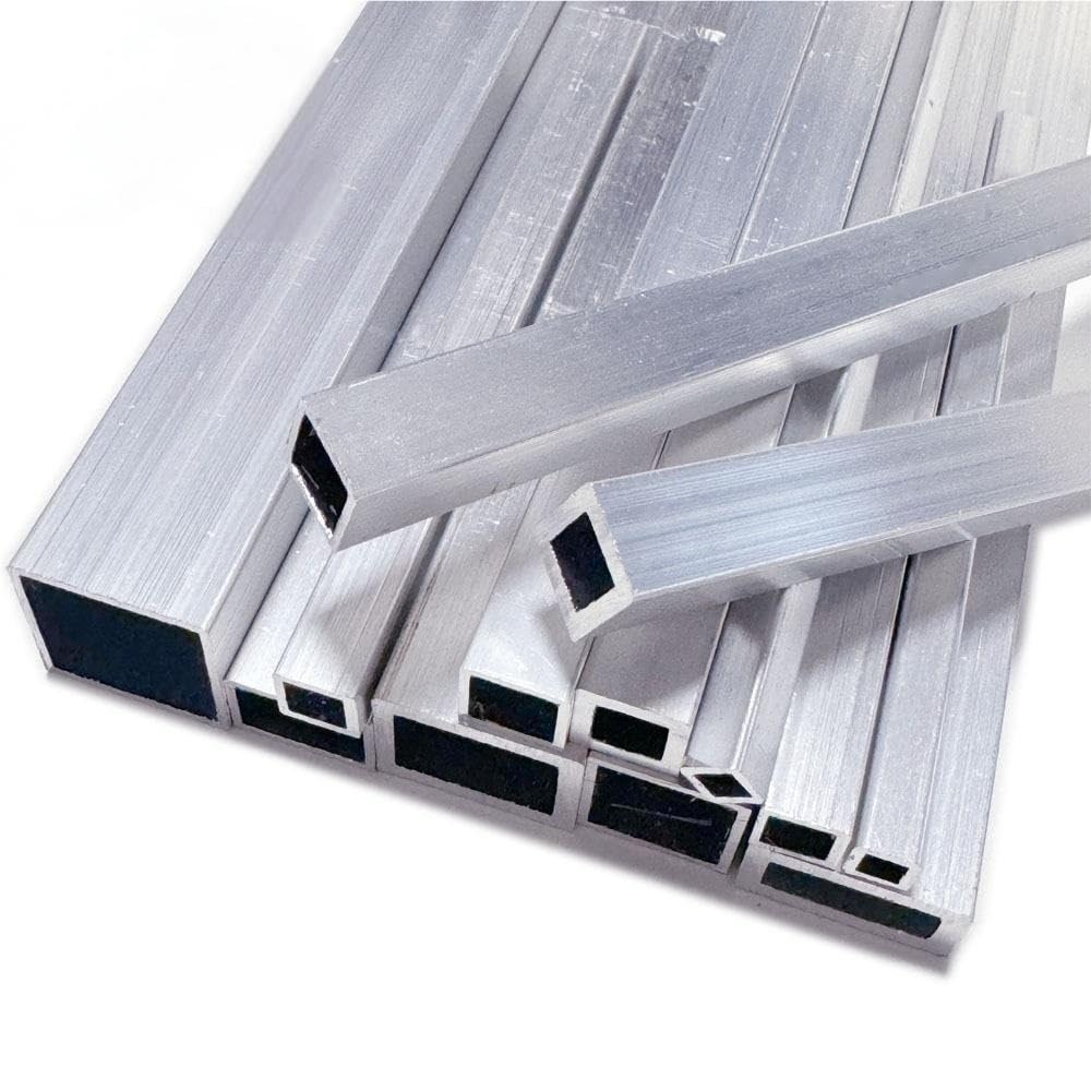 Aluminium-Metalllegierungsrohr, Breite 6–25 mm, Länge 100–500 mm, quadratisches Profil, DIY-Dekoration, Hohlrohr, 1 Stück(500 * 20 * 30 * 2MM)