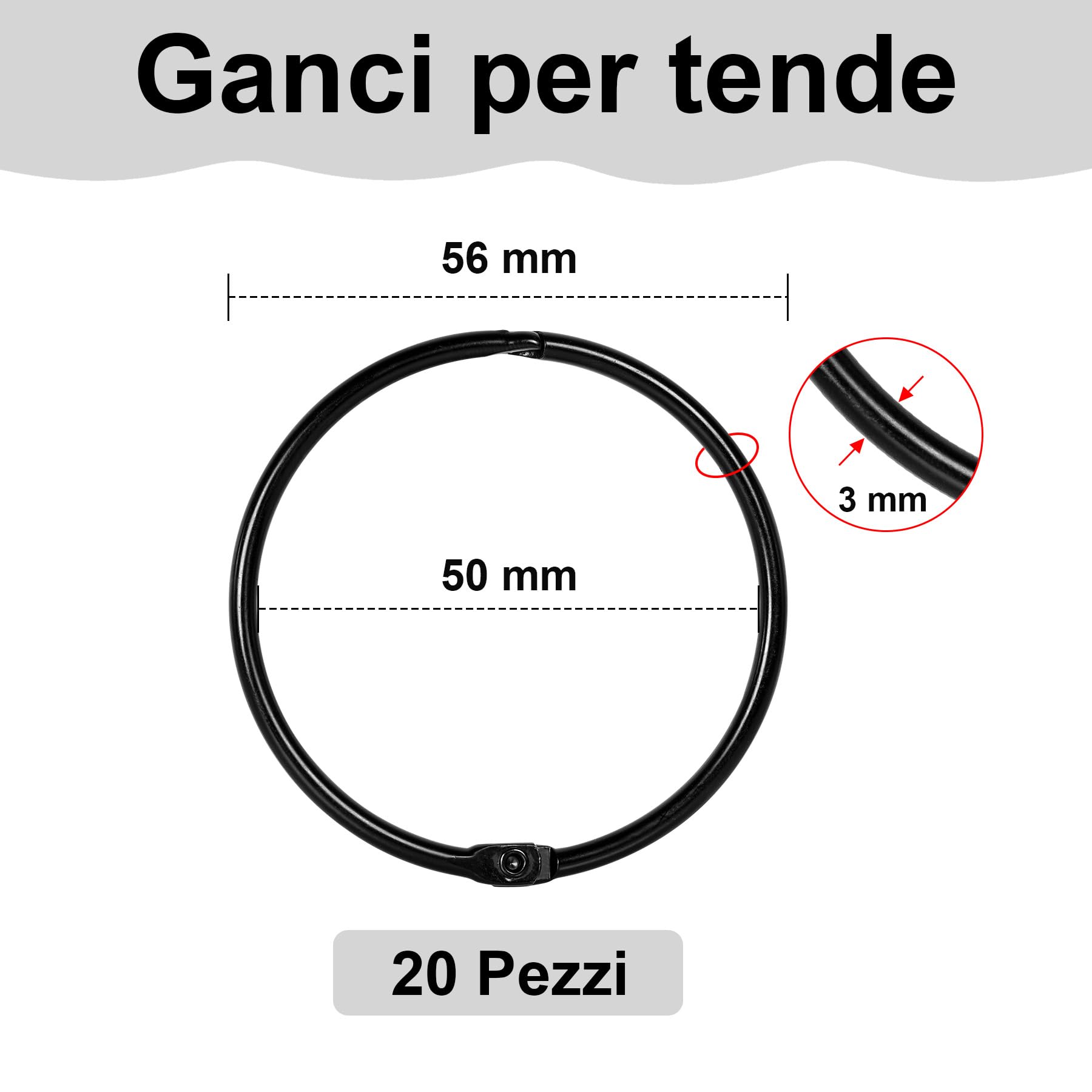 Nastro Per Tende Con Occhielli - 10 Metri, Larghezza 73 Mm, Polipropilene, Per Drappeggi E Pieghe, Fai Da Te - Foto 5