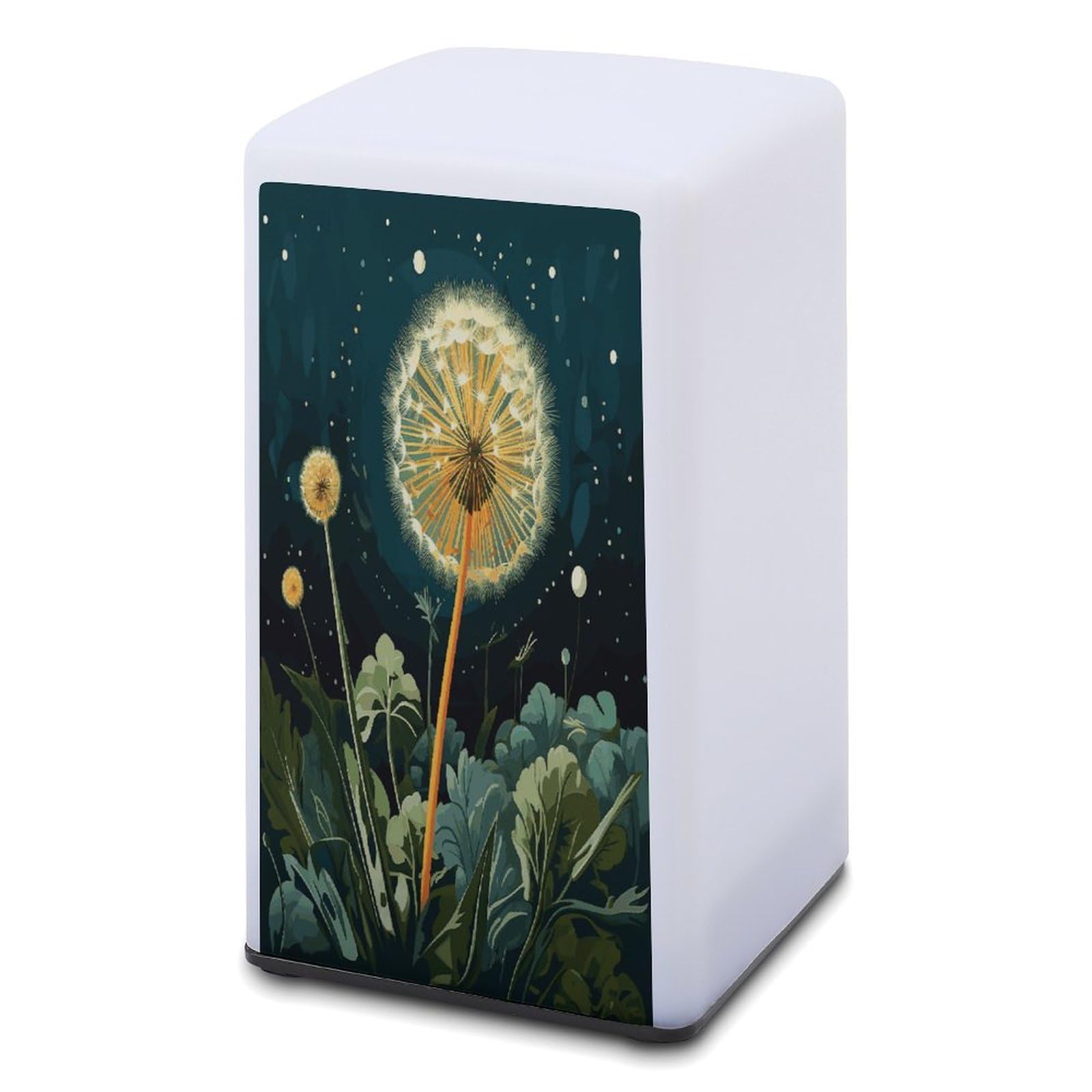 JTREHY Night Table Lamp Small Dandelion for Bedroom Minimalist Nightstand Lamp Waterproof Eye Caring Table Lamp Modern Bedside Table Lamp for Living Room Bedroom Office