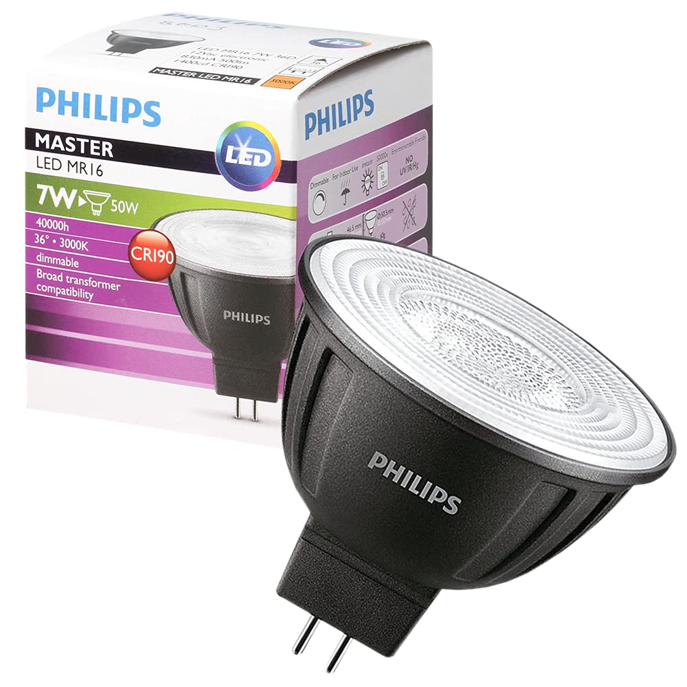 PHILIPS MASTER LED MR16 7W 2700K 6個セット 【公式通販】