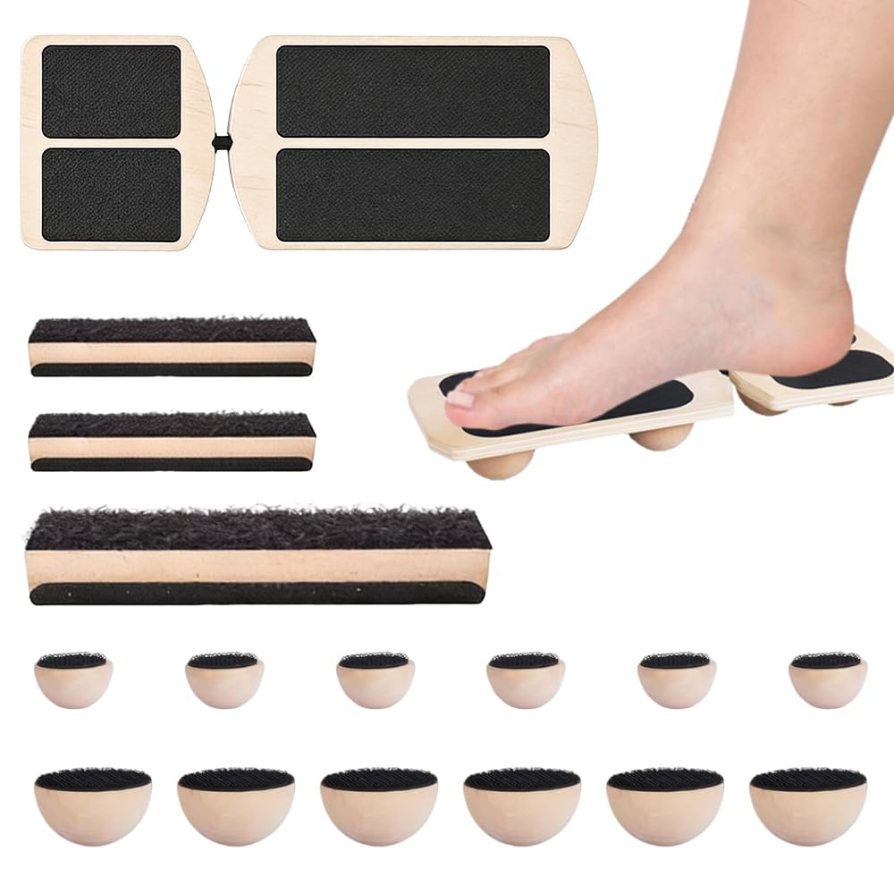 Ankle Balance Board, ADDLIVE Axis Board Ankle, Sidekick Balance Board, Foot Balance Board, Ankle Strengthener with 12 Hemispheres for Sprained Stability Exercises Balance Training Posture Corrector