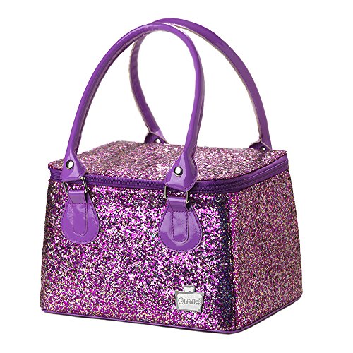Caboodles Sassy Tapered Tote, Chunky Glitter, 1.25 Pound