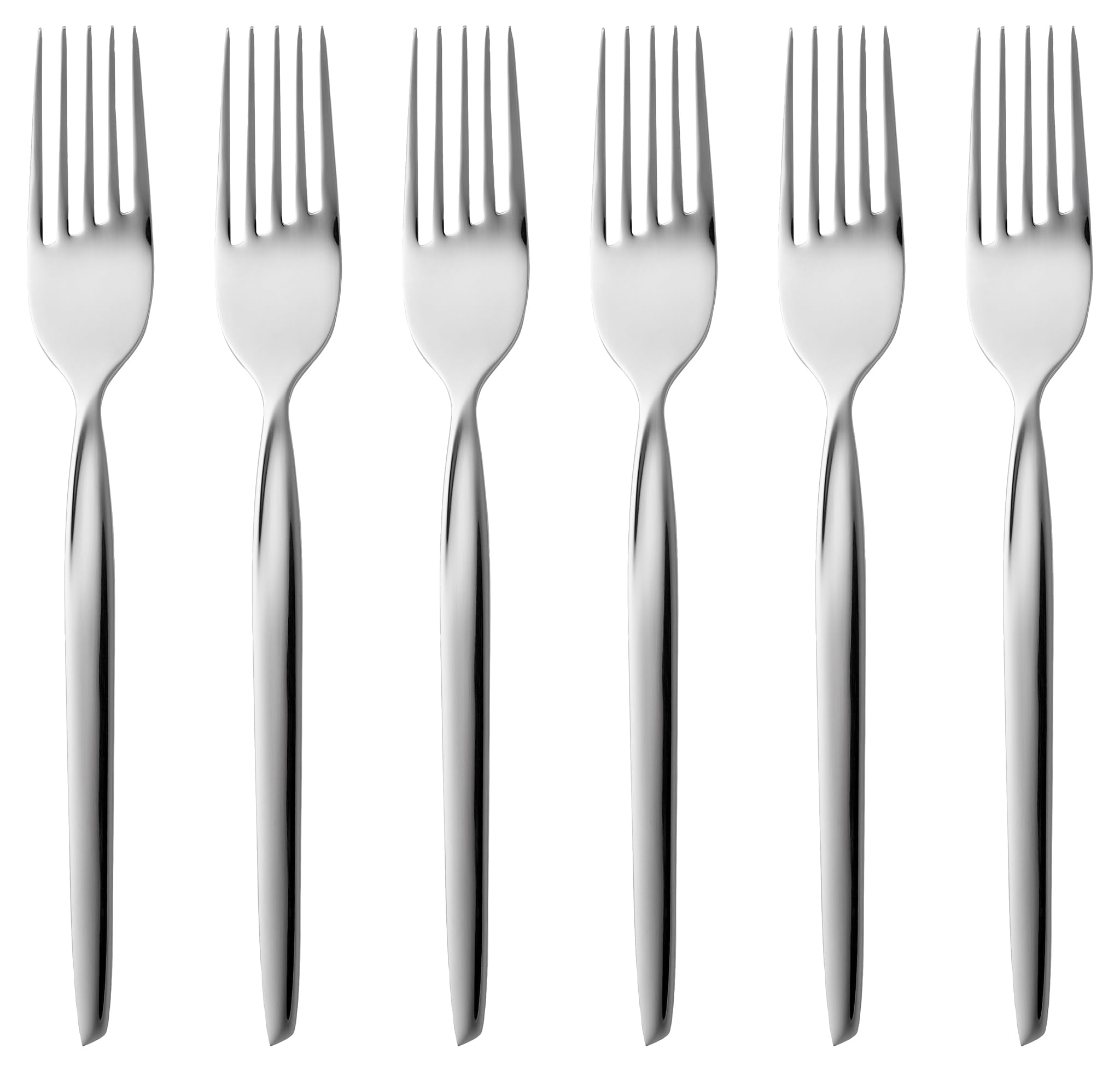 Gense Twist Fourchette à gâteau 16 cm 6 pcs Acier poli