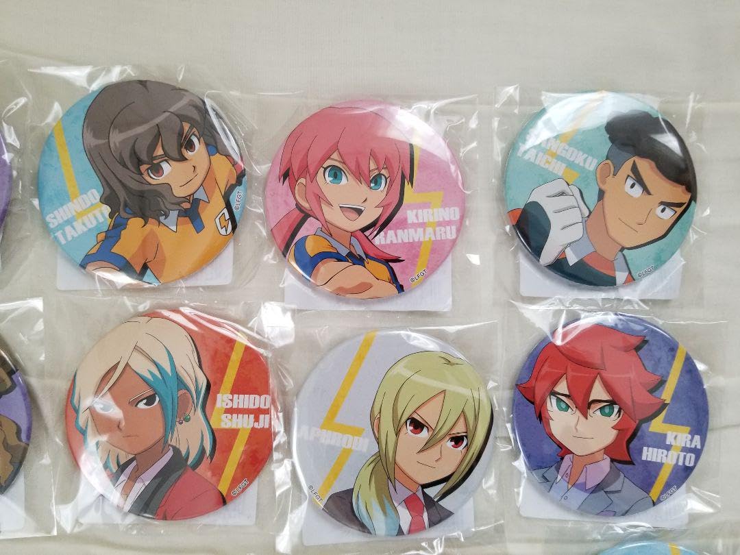 Amazon.co.jp: イナズマイレブンGO くじ引き堂 缶バッジ 24種セット