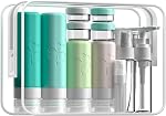 23 Pack Travel Bottles for Toiletries, INSFIT TSA Approved Silicone Travel Size Toiletries with Toiletry Bag, BPA Free Leak Proof Refillable Travel Essentials for Liquids Shampoo Conditioner Lotion