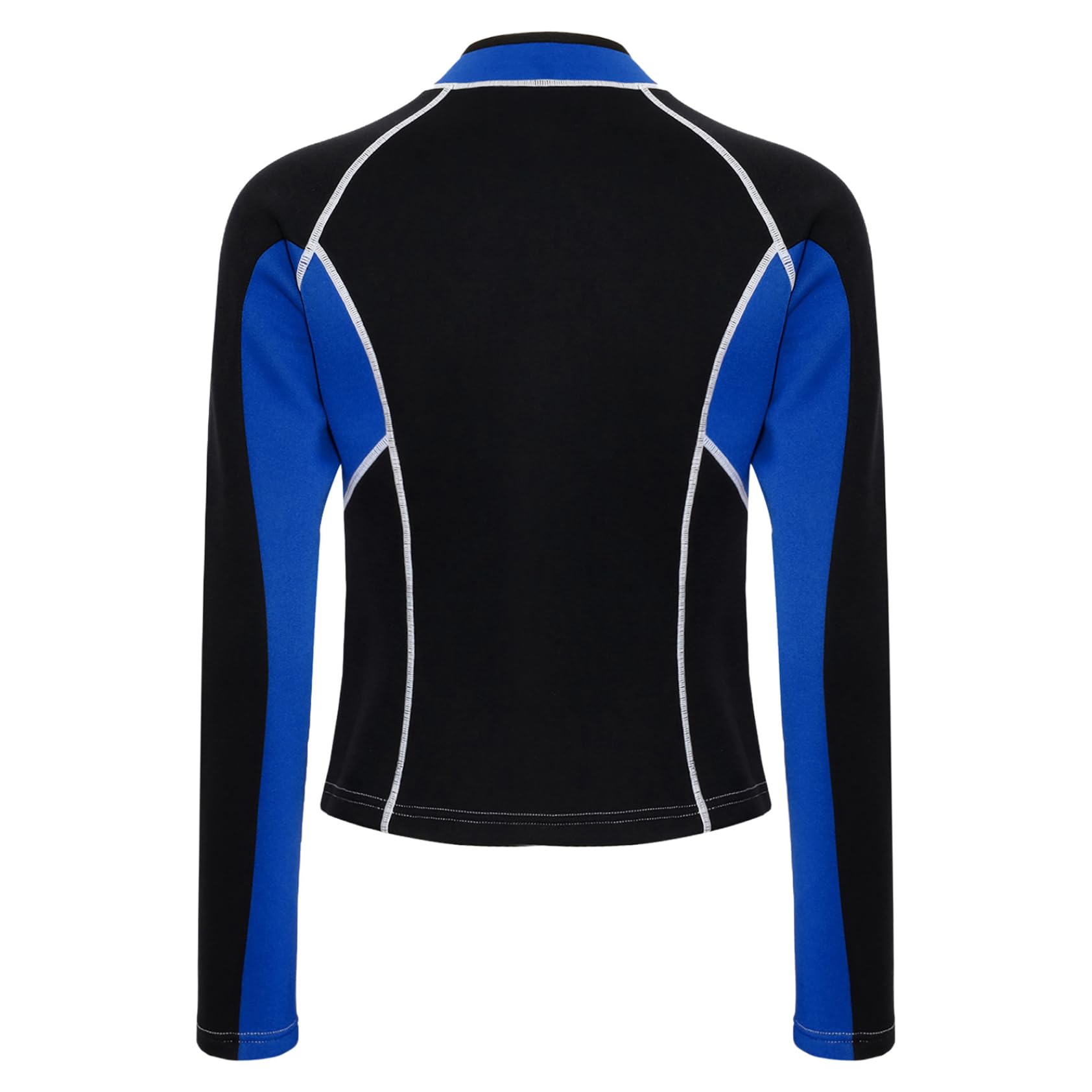 Mujer Chaqueta Traje Neopreno Mm Camiseta Rash Guard Ropa Baño
