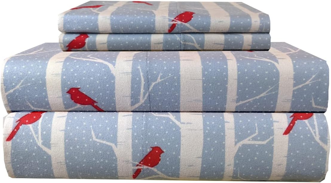 Thermee Micro Flannel KingSize Sheet Set, Machine Wash