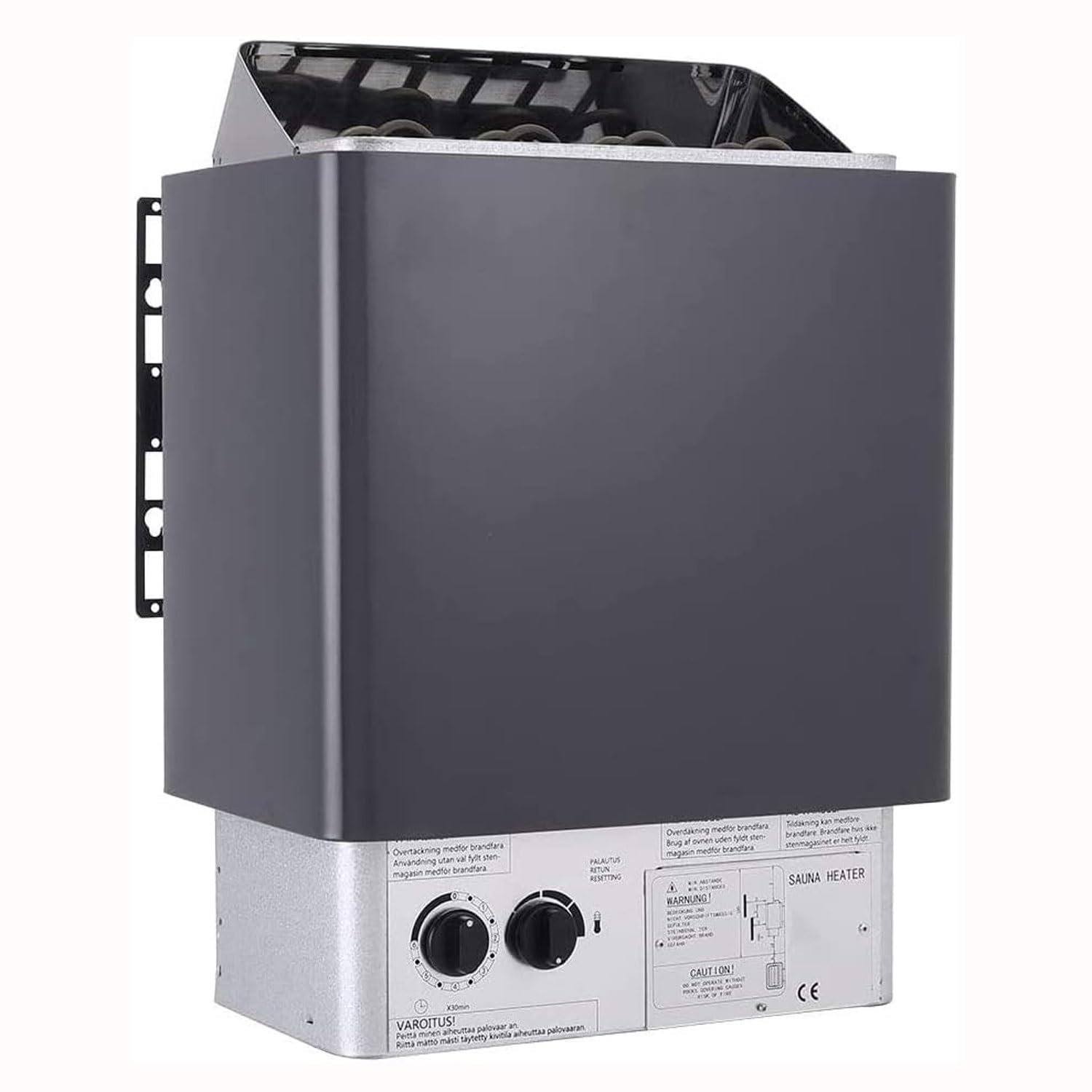 Riscaldatore Elettrico For Sauna 3-9 KW,Riscaldatore For Bagno Turco SPA Con Regolatore Interno,Timer 3 Ore E Temperatura Regolabile, Massimo 141-459 Piedi Cubi,Allevia La Stanchezza,For Casa,Hotel E