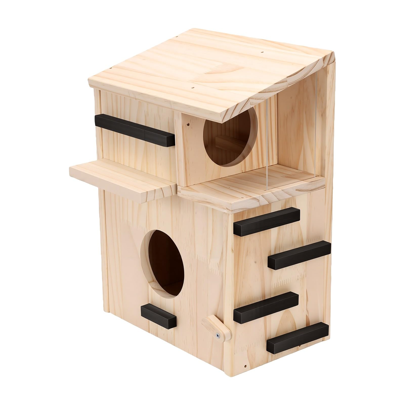 Holzhaus für Eichhörnchen mit Offener Front und Leiter