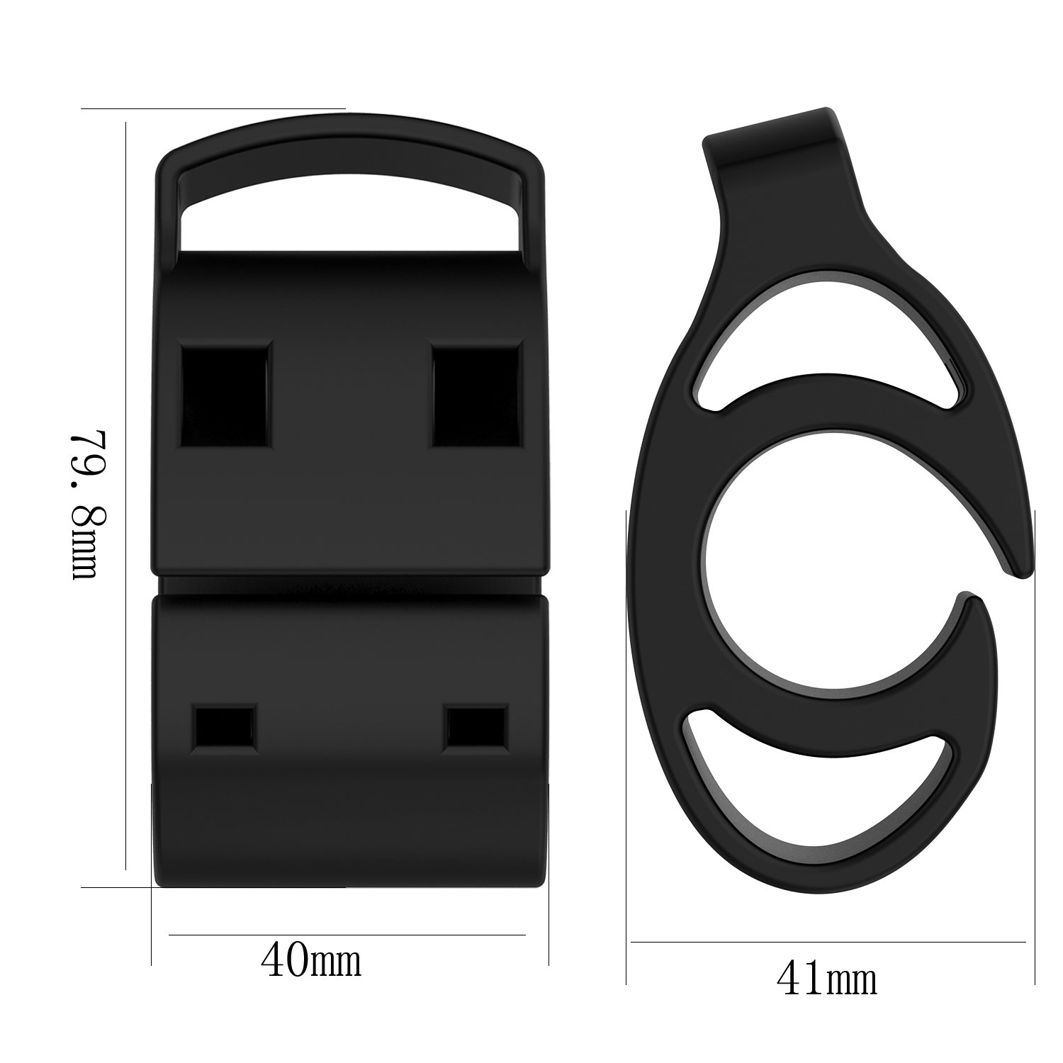 RuenTech - Soporte para manillar de bicicleta para Coros Pace 2/3, Vertix 2/2S, Apex/Apex Pro/2/2 Pro - Kit de soporte GPS para relojes deportivos (negro + negro)