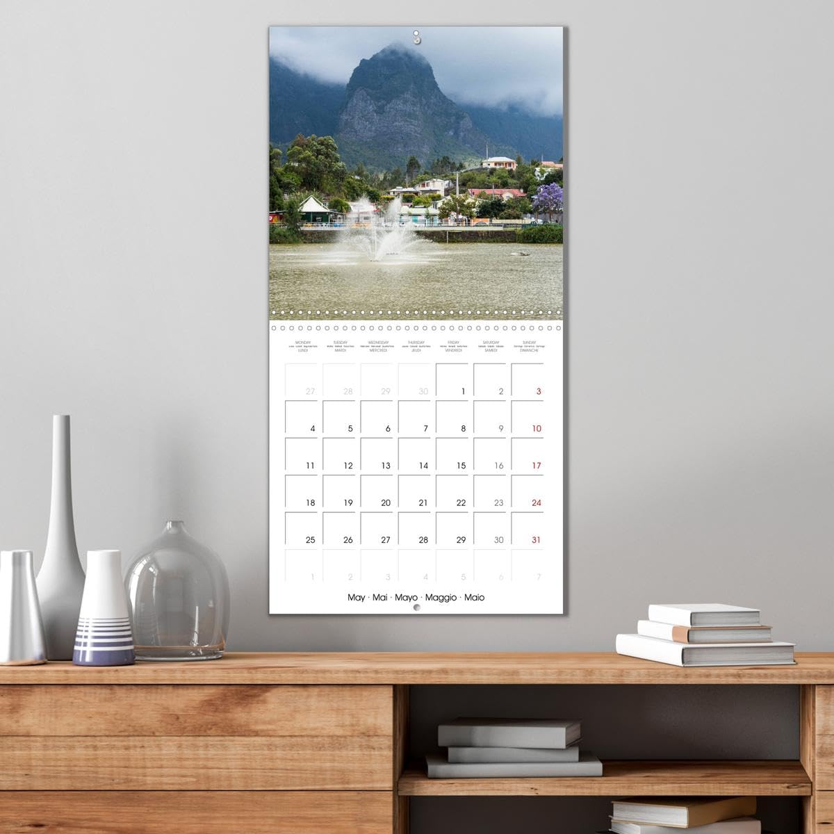 L'ile de la Réunion, un volcan au milieu de l'océan Indien (Calendrier mural carré 2026 30x30 cm) Calendrier double avec une page pour vos prises de notes: Les merveilles de l'île de la Réunion
