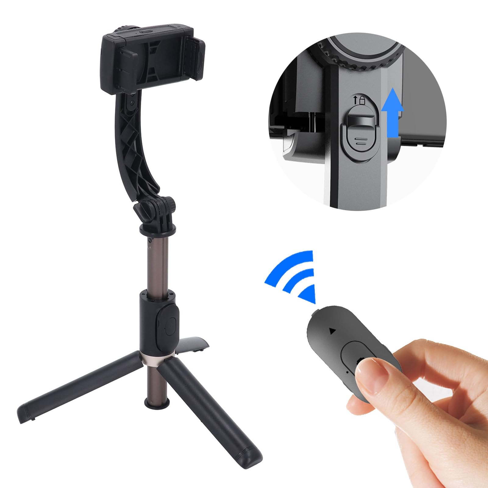 Amazon.co.jp: スマートフォン用ジンバルスタビライザー、強力な