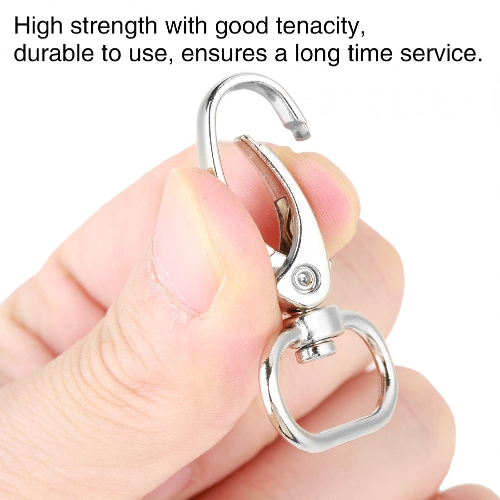 Draaibare Sluitingen, Portemonnee Hardware, Tas Hardware, 20 Stuks Zinklegering Tas Sluitingen Swivel Trigger Clips Sleutelhanger Sleutelhanger Haken(20mm