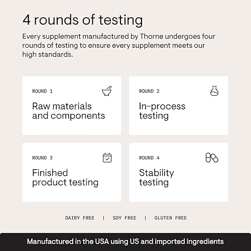 Miniatura 7 de THORNE - PharmaGABA-100 - Suplemento GABA - 100 mg de ácido gamma-aminobutírico de fuente natural - Apoya un estado mental tranquilo y un sueño