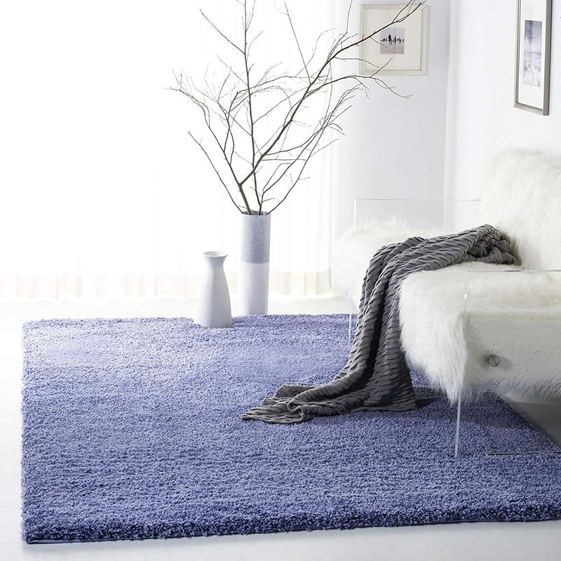Image of zia carpets Cozy Soft Shaggy Non Slip Carpet for Home Decor Aesthetic Rugs with 2.5 inch Thikness Size 9x12 feet
