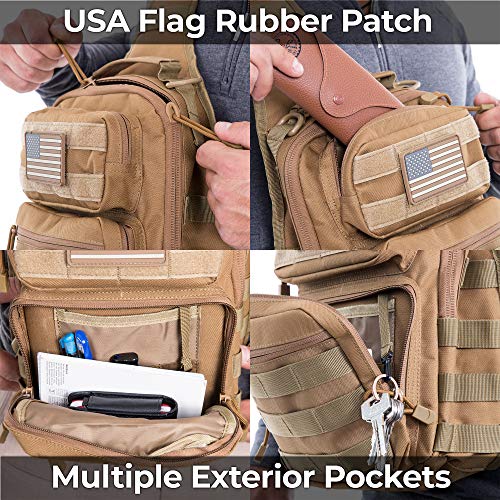 LPV PRODUCTS Army Tactical Backpack Molle Sling Back Pack Best