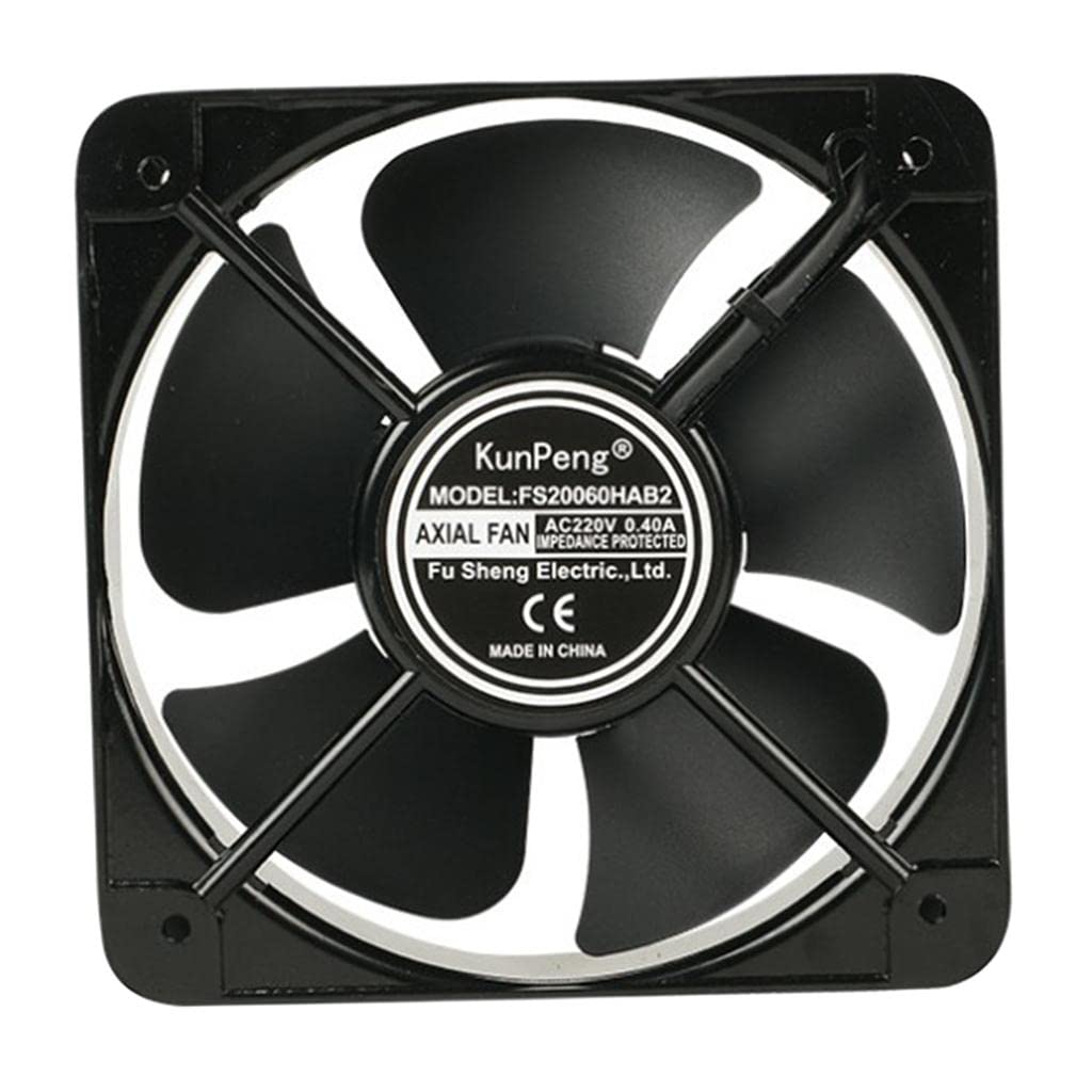Almencla Ventola di Raffreddamento Industriale 220V 200x200x60mm, Avvio Rapido E Lunga Durata, Bassa Rumorosità