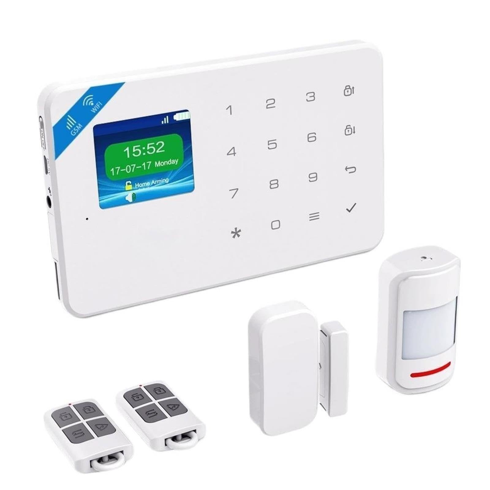 Allarme Di Sicurezza Domestica, Kit Wireless 4G/WiFi Pannello GSM Sensore Per Dispositivi Intelligenti