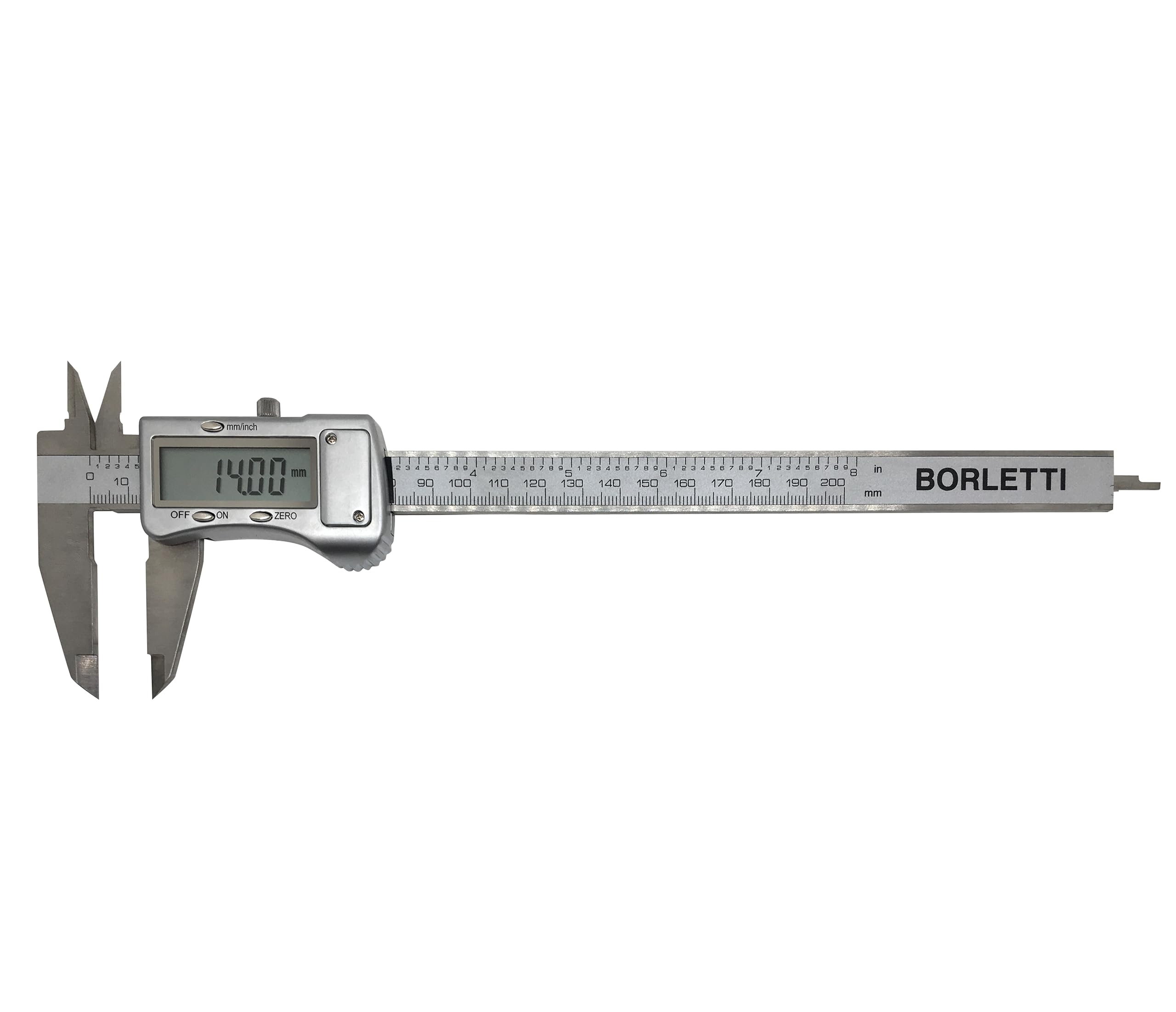 Calibro digitale di precisione in acciaio BORLETTI CDEP20 200 mm