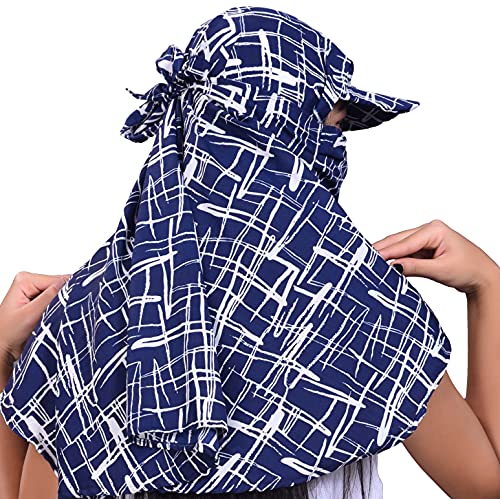 Image of Kavach Ready-to-wear Printed Fashionable full face covering comfortable soft Mask Scarf for pollution sun dust heat protection in summer