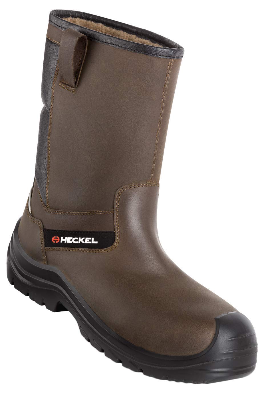 Botte de Securité Suxxeed Offroad S3 - Bottes Amagnétiques Fourrées - Légères et Flexibles - Adhérente - Résistante aux Huiles - Bout Recouvert - Marron - Taille 36