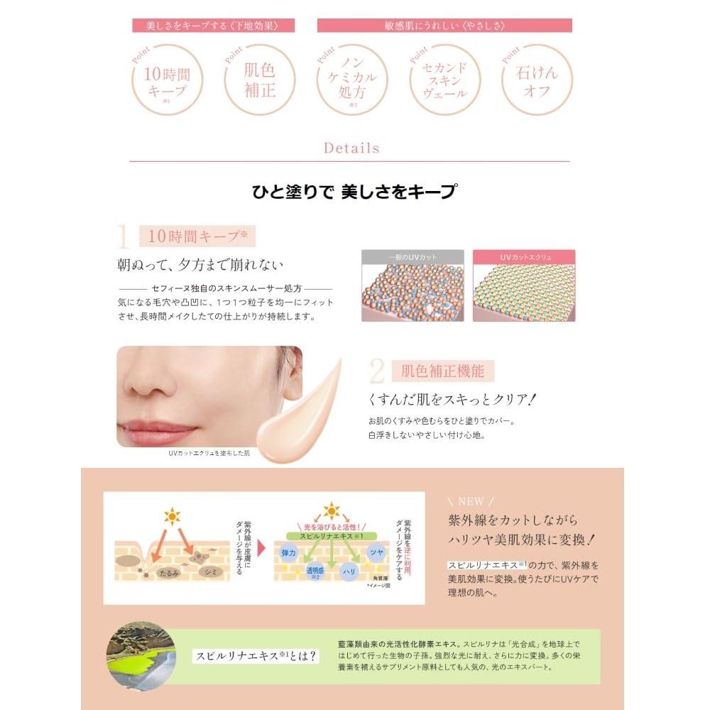 Amazon.co.jp: セフィーヌ FOR SALONS ザ・UVカットエクリュ 25 30g