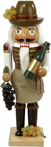 Miniatura 2 de Cascanueces viticultor de madera de Kurt Adler J1160, de 15 pulgadas