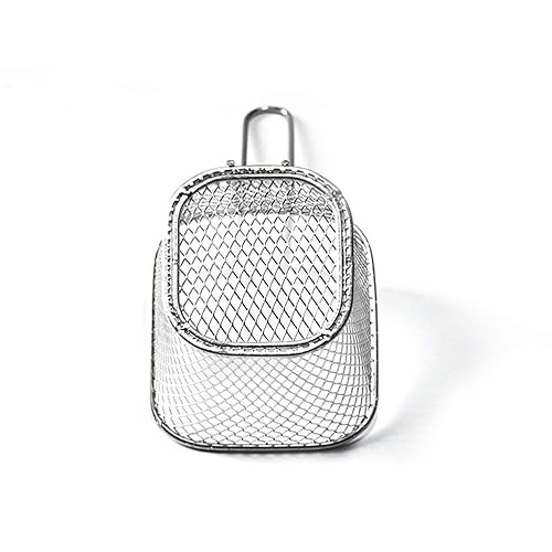 Miniatura 5 de 4 mini cestas cuadradas para papas fritas de 3.7 x 1.65 x 2 pulgadas, mesa Odowalker para servir papas fritas, cestas de papas fritas, escritorio,