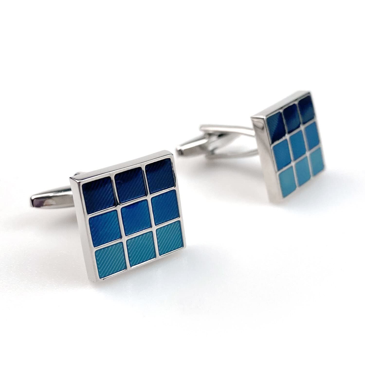S&amp;W Wedding Cufflinks for Men Cuffs with Gift Box Business for Tuxedo Shirt