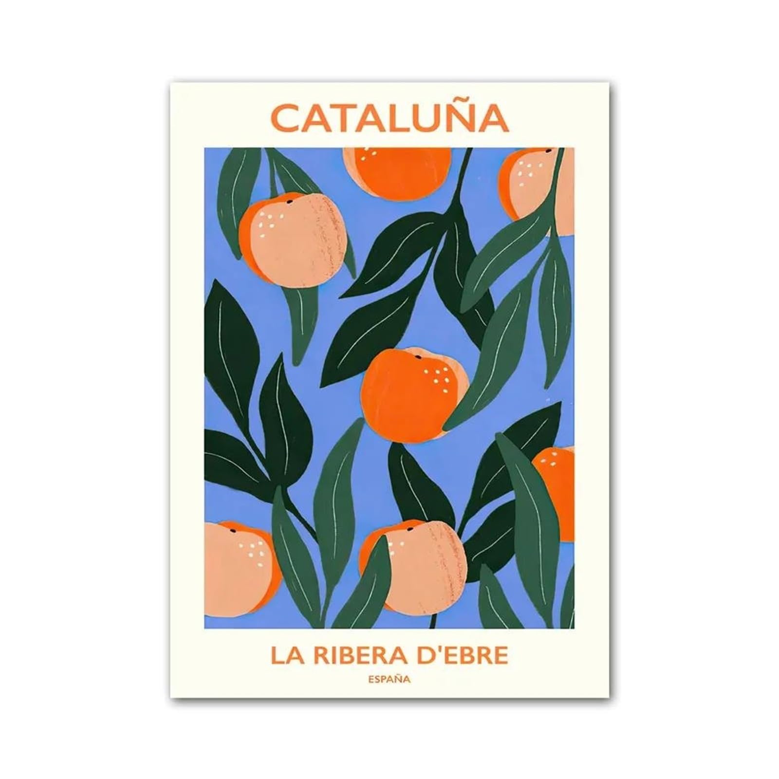 Xenite D Wall Art Canvas Prints Flower Fruit Market Posters No Frame Retro Canvas Painting For Living Room Corridor Wall Art Picture Kitchen Bar Ecor(,50X70cm)
